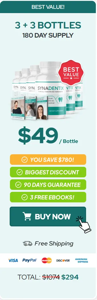 SynaDentix 6 Bottle Price
